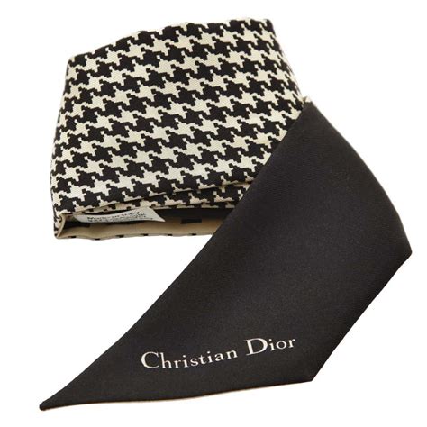 dior scarf black and white|christian dior twilly scarf.